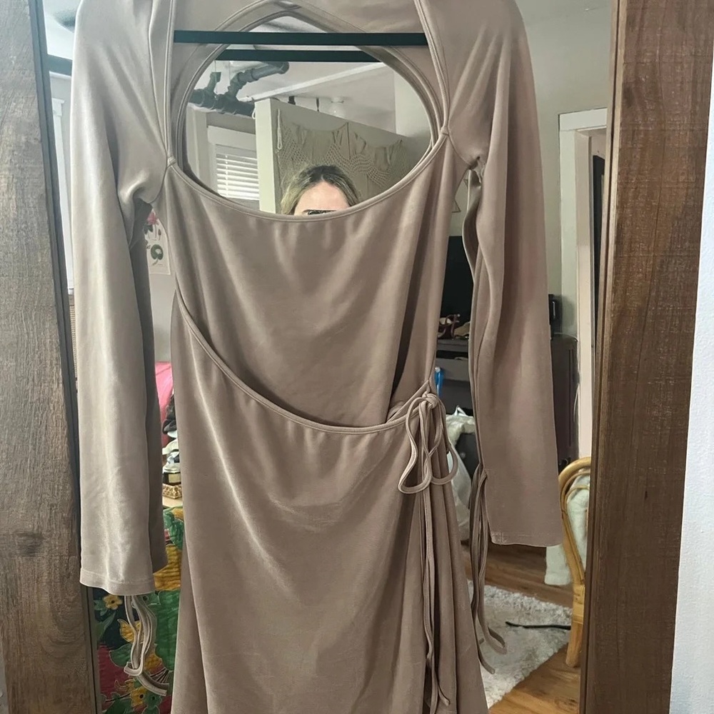 Mirror Palais Wrap Dress